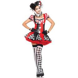 Leg Avenue Naughty Harlequin Clown Costume for Women