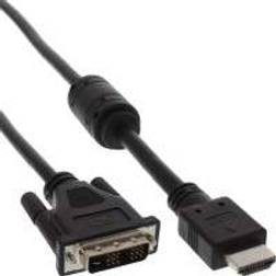 InLine Ferrite HDMI - DVI 1.8m