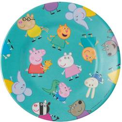 Petit Jour Dessert Plate Peppa Pig Blue