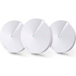 TP-Link Deco M5 Wi-Fi AC1300 Dual-Band 2.4 GHz/5 GHz Wi-Fi 5 2 Porte Gigabit Ethernet Kit 3 Pezzi