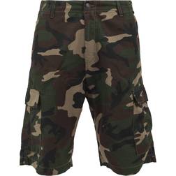 Urban Classics Camouflage Cargo Shorts - Wood Camo