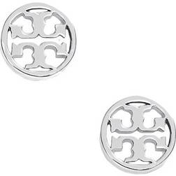 Tory Burch Miller Studs - Silver