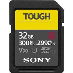 Sony Tough SDHC Class 10 UHS-II U3 V90 300/299MB/s 32GB