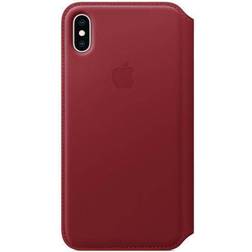 Leather Folio (Product)Red Case for iPhone XS Max