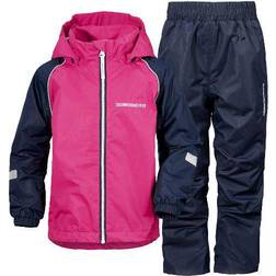 Didriksons Trysil Kid's Set - Fuchsia/Navy (501747-070)