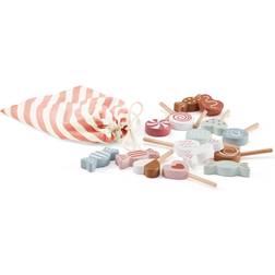 Kids Concept Bistro Bonbons en sachet, multicolore (set de 16) Multicolore