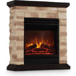 Klarstein Kaprun Camino elettrico, 1800 W, elementi decorativi in polystone, telecomando