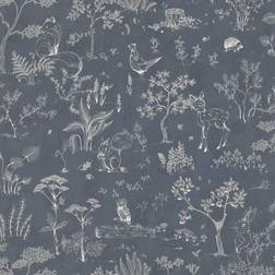 Sandberg Wallpaper Tapete Hollie Dark Blue bleu