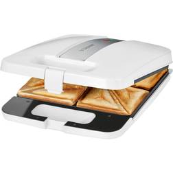 Bomann St 1472 cb Grillepain Sandwich CroqueMonsieur 4 plaques antiadhésives 1200W Blanc