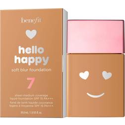 Benefit Hello Happy Soft Blur Foundation SPF15 #07 Medium Tan Warm