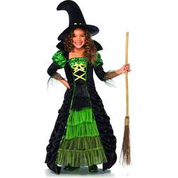 Leg Avenue Storybook Green Witch Costume for Girls Girl's Witch Costumes