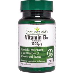 Natures Aid Vitamin B12 Sublingual 1000mcg 90 pcs
