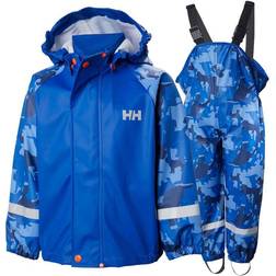 Helly Hansen K Bergen Aop PU Rainset - Olympian Bl (40361-564)