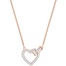 Swarovski Lovely Necklace - Rose Gold/White
