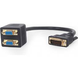 Gembird Passive DVI-I - 2VGA M-F Splitter 0.3m
