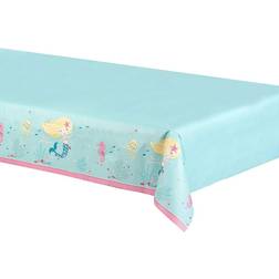 Amscan Table Cloth Mermaid Blue 10-pieces