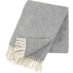 Klippan Yllefabrik Samba Coperta Grigio (200x130cm)