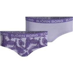 Björn Borg Palmleaf Hipster For Girls 2-pack - Lilac Pattern (1831-1322)