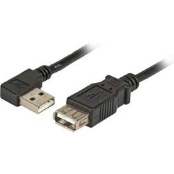 EFB Elektronik Angle 90° USB A - USB A M-F 2.0 1.5m