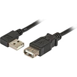 EFB Elektronik Angle 90° USB A - USB A M-F 2.0 1.8m