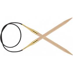 Knitpro Basix Birch Fixed Circular Needles 100cm 15mm