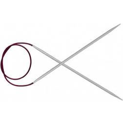 Knitpro Basix Aluminium Fixed Circular Needles 100cm 4mm