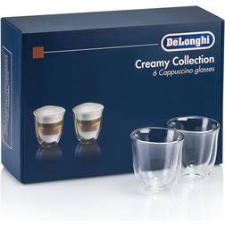 De'Longhi Creamy Latteglas 19cl 6stk