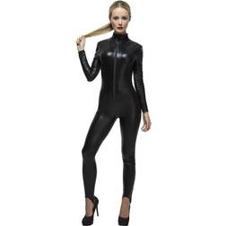 Smiffys Catsuit Svart Maskeraddräkt