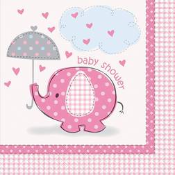 Napkins Umbrellaphant Pink 16-pack