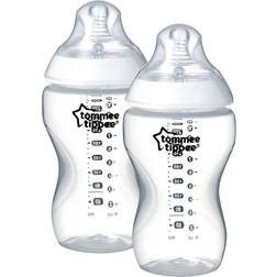 Tommee Tippee Closer to Nature Clear Bottles 340ml 2-pack