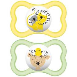 Mam Air Silicone Pacifier Neutral 6m+ 2-pack