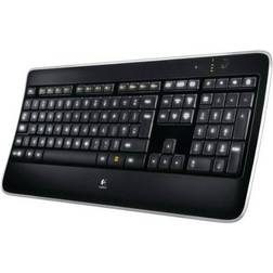 Logitech K800 RF Inalámbrico QWERTY EER Negro