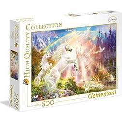 Clementoni High Quality Collection Sunset Unicorns 500 Pieces