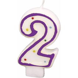 Amscan Cake Candles Number Light 2