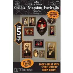 Amscan Decor Gothic Portraits Add-Ons 2-pack