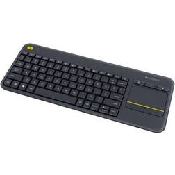 Logitech Clavier Tactile Sans Fil K400 Plus 2.4 GHz Espagnol Noir