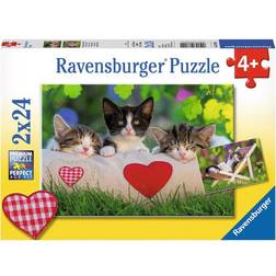 Ravensburger Sleepy Kittens 2x24 Pieces