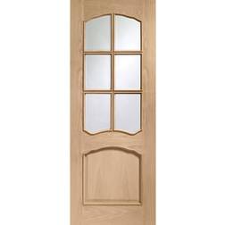 XL Joinery Riviera Raised Mouldings Interior Door Clear Glass (72.6x204cm)