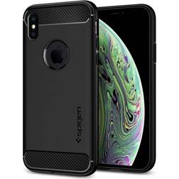 Spigen Funda Rugged Armor iPhone X/XS Black