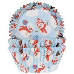 House of Marie Snowmen Cupcakeform 5 cm