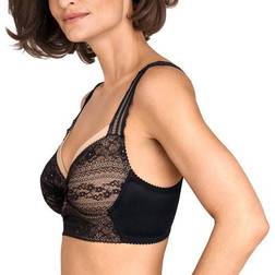 Miss Mary Lace Vision Bra with Jumper - Black