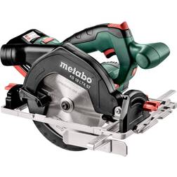 Metabo KS 18 LTX 57 18V LiHD accu cirkelzaag set in Metaloc 2 x 8,0Ah accu 57mm 601857810 601857810