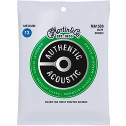 Martin MA150S Jeu de cordes guitare acoustique Authentic Silked Medium 13-56