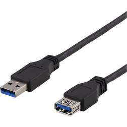 Deltaco USB A-USB A 3.1 (Gen.1) M-F