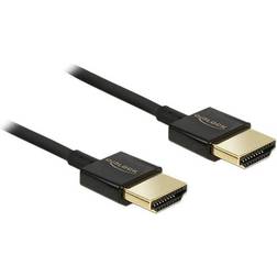 DeLock Slim Premium HDMI - HDMI 0.5m