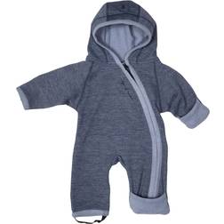 Isbjörn of Sweden Woolly Onesie Denim - Blue