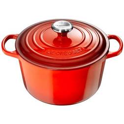 Le Creuset Cerise Signature Cast Iron Round med lokk 5 L 28 cm