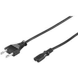 Goobay Anschlusskabel Eurostecker, 1,5 m, Schwarz