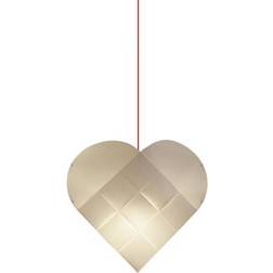 Le Klint Heart X-Small White Julelampe 24cm