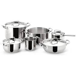 Lagostina Batteria Sfiziosa Cookware Set with lid 10 Parts